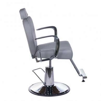 Professional barbers and beauty salons haircut chair OLAF BH-3273, grey color 2