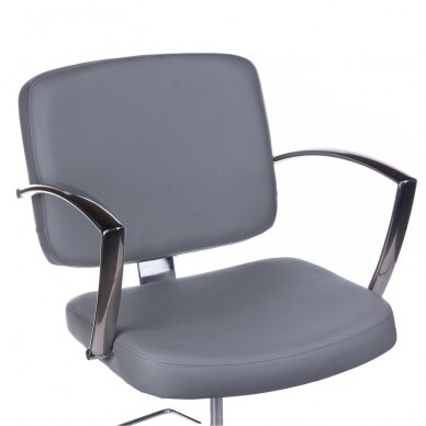 Professional hairdressing chair DARIO BH-8163, light grey color 1