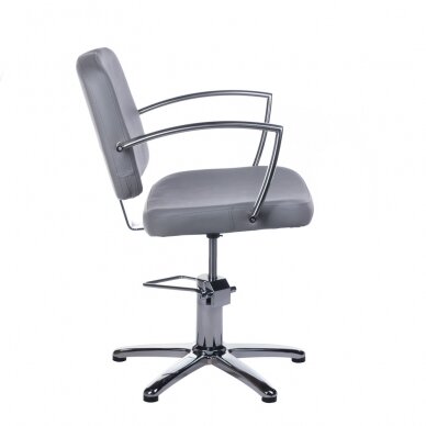 Professional hairdressing chair DARIO BH-8163, light grey color 2