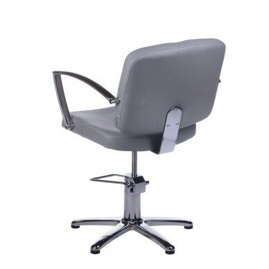 Professional hairdressing chair DARIO BH-8163, light grey color 3