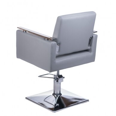 Professional hairdressing chair BH-6333, light grey color 3