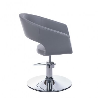 Professional hairdressing chair BH-8821, light grey color 2