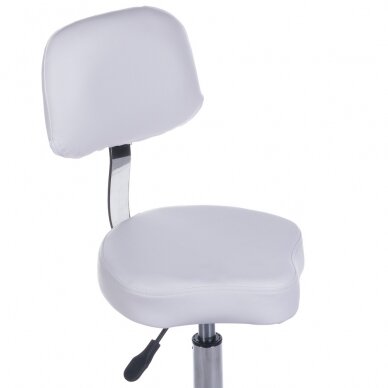 Professional master chair for beauticians and beauty salons BH-7268, white color 1