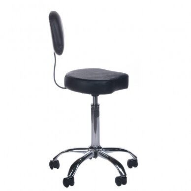 Professional master chair for beauticians and beauty salons BH-7268, black color 2