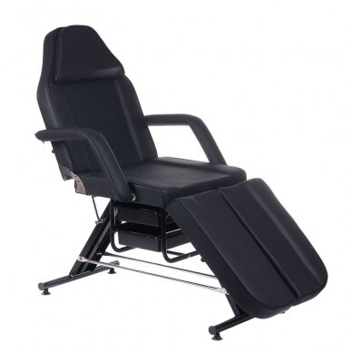 Professional mechanical pedicure bed -chair BW-263, black color