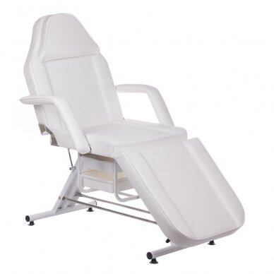 Professional cosmetology chair-bed 262A, white color