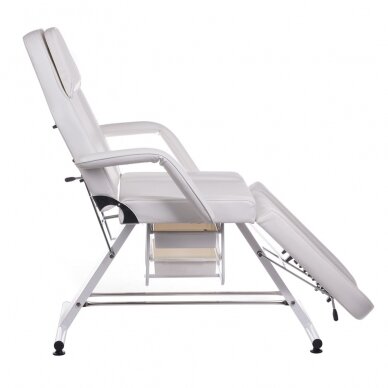 Professional cosmetology chair-bed 262A, white color 5