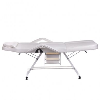 Professional cosmetology chair-bed 262A, white color 6