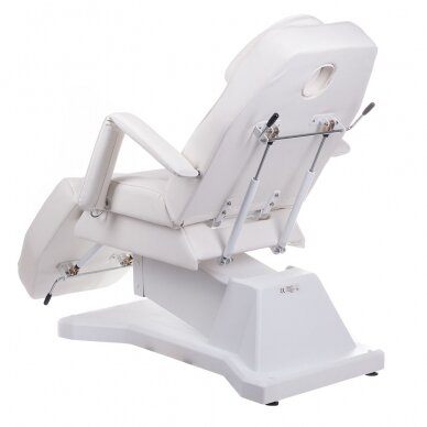 Professional electric couch-bed for beauticians BW-245, 1 motor, white color 7