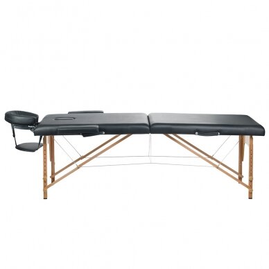 Professional folding massage table BS-523, black color 1