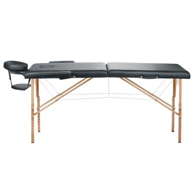 Professional folding massage table BS-523, black color 2