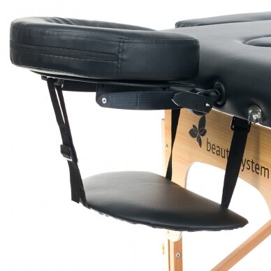 Professional folding massage table BS-523, black color 4