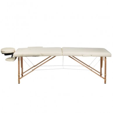 Professional folding massage table BS-523, cream color 1