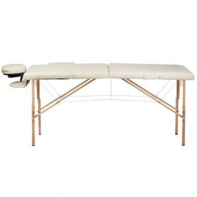 Professional folding massage table BS-523, cream color 2