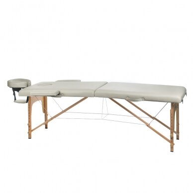 Professional folding massage table BS-523, grey color