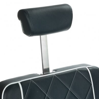 Professional barber chair for hairdressers and beauty salons ODYS BH-31825M, matte black color 2