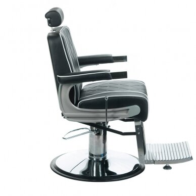 Profesionali barberio kėdė kirpykloms ir grožio salonams ODYS BH-31825M, juodos spalvos 6