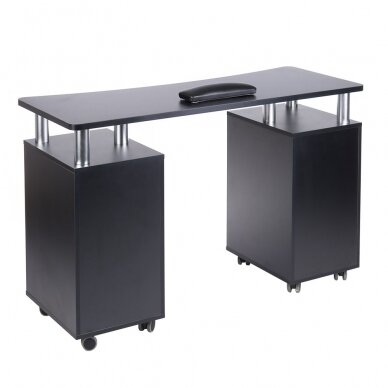 Professional manicure table BD-3425, black color 1