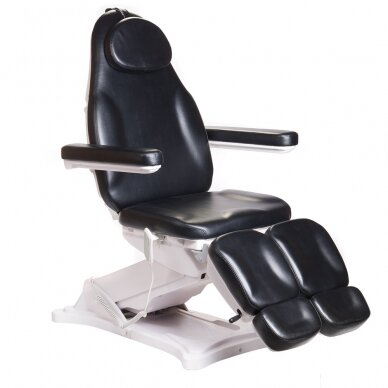 Profesionali elektrinė podologinė kėdė pedikiūro procedūroms MODENA PEDI BD-8294, 2 variklių, juodos spalvos