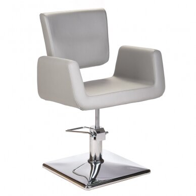 Professional hairdressing chair  VITO BH-8802, light grey color