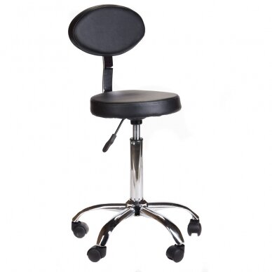 Professional master&#39;s chair for beauticians and beauty salons BH-7289, black color