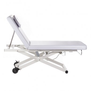 Professional electric massage table BY-1041, 1 motor, white color 4