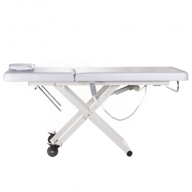 Professional electric massage table BY-1041, 1 motor, white color 5