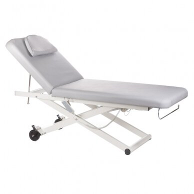 Professional electric massage table BY-1041, 1 motor, gray color