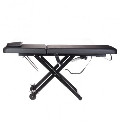 Professional electric massage table BY-1041 (1 motor), black color 5