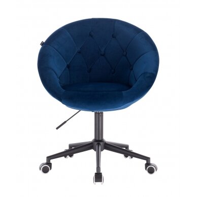 Beauty salons and beauticians stool HR8516K dark blue vellum 1