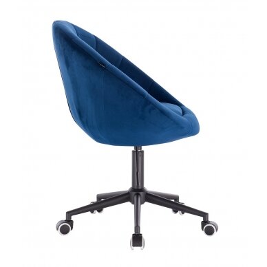 Beauty salons and beauticians stool HR8516K dark blue vellum 2