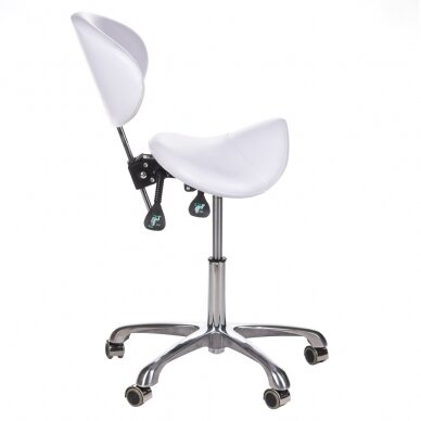 Professional masters chair for beauticians and beauty salons BY-3004, white color 2