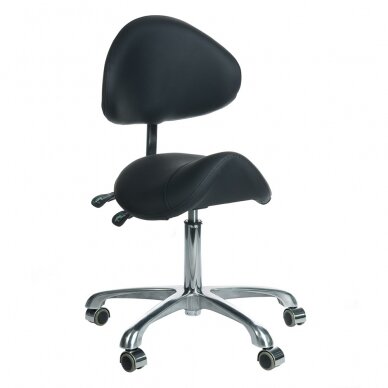 Professional masters chair for beauticians and beauty salons BY-3004, black color