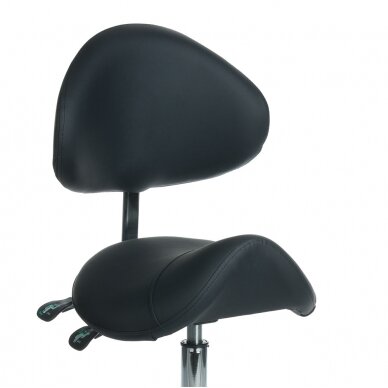 Professional masters chair for beauticians and beauty salons BY-3004, black color 1