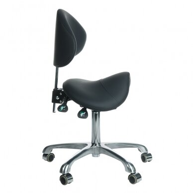 Professional masters chair for beauticians and beauty salons BY-3004, black color 3