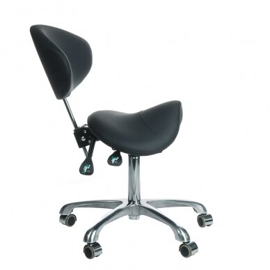 Professional masters chair for beauticians and beauty salons BY-3004, black color 4