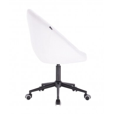 Beauty salons and beauticians stool HC8516K, white eco-leather 2