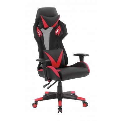 Office and computer gaming chair Racer CorpoComfort BX-2052, black - red color