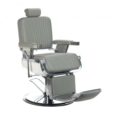 Professional barbers and beauty salons haircut chair LUMBER BH-31823,  light gray color