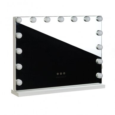 Mirror for beauty salons with LED lighting LED HOLLYWOOD 58x43cm