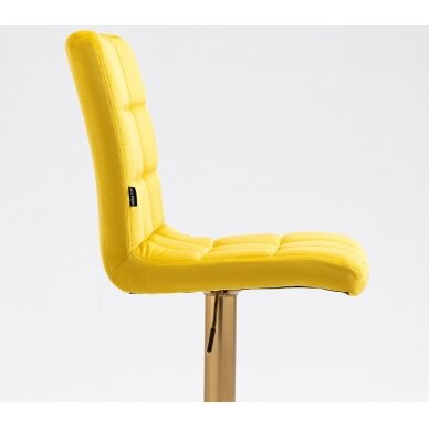 Beauty salons and beauticians stool HR7009W yellow vellum 4