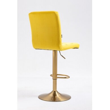 Beauty salons and beauticians stool HR7009W yellow vellum 6