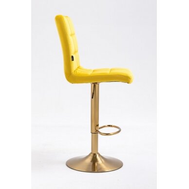 Beauty salons and beauticians stool HR7009W yellow vellum 7