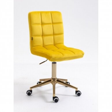 Beauty salons and beauticians stool HR7009K yellow vellum