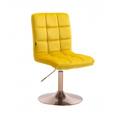 Beauty salons and beauticians stool HR7009N yellow vellum