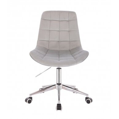 Professional beauty salons and beauticians stool HR590K, gray velor 1