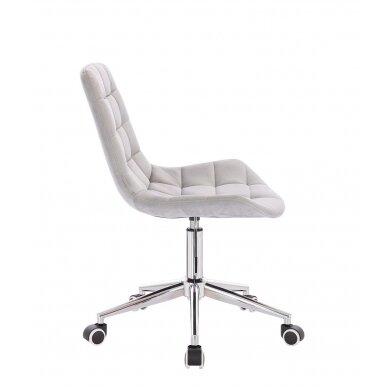 Professional beauty salons and beauticians stool HR590K, gray velor 2