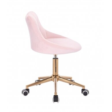 Beauty salons and beauticians stool HR1054K pink vellum 2