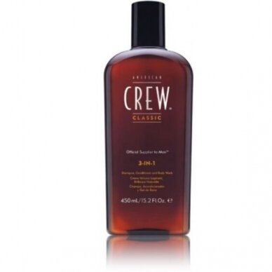 AMERICAN CREW 3-IN-1 shampoo/conditioner/body wash for men 3