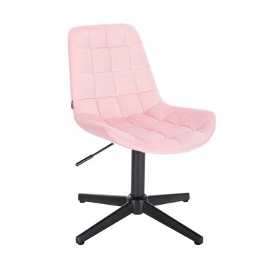 Beauty salons and beauticians stool HR590CROSS pink vellum